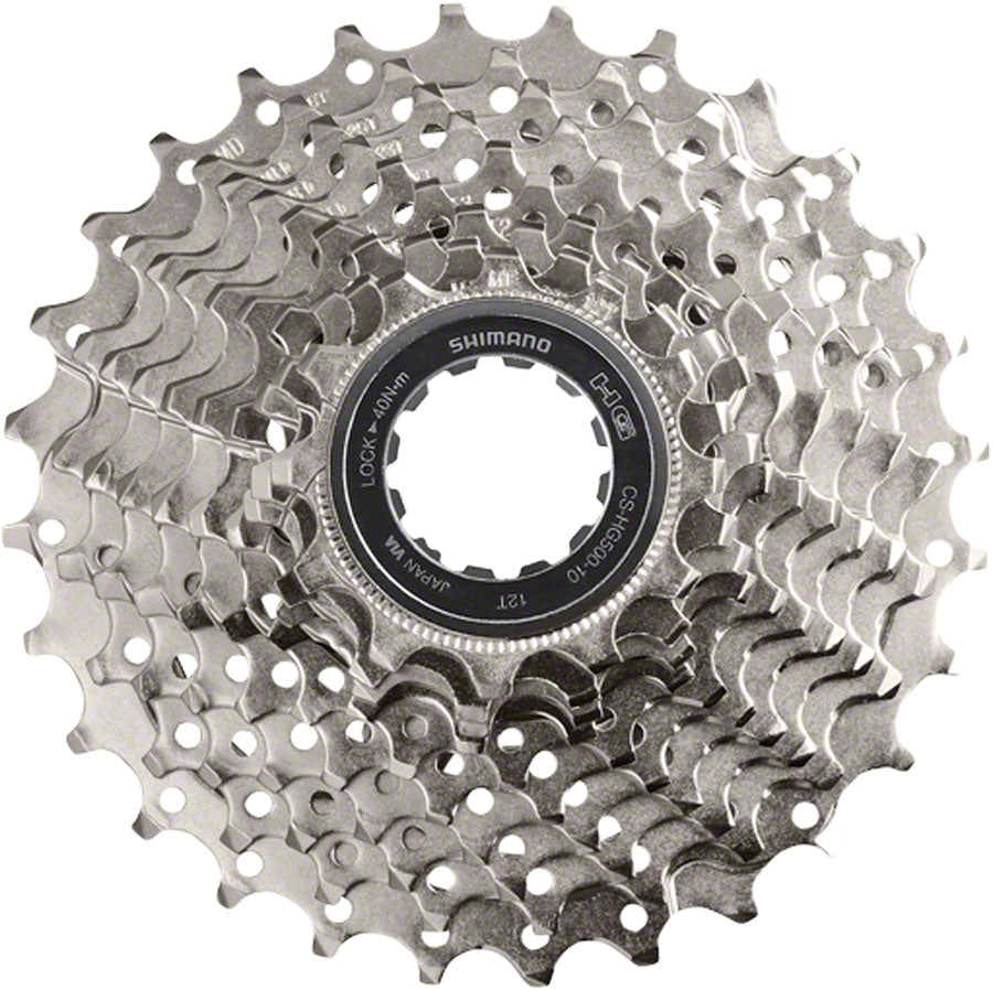 Shimano Deore M6000 HG CS-HG500 Cassette - 10 Speed 11-32 Tooth Silver