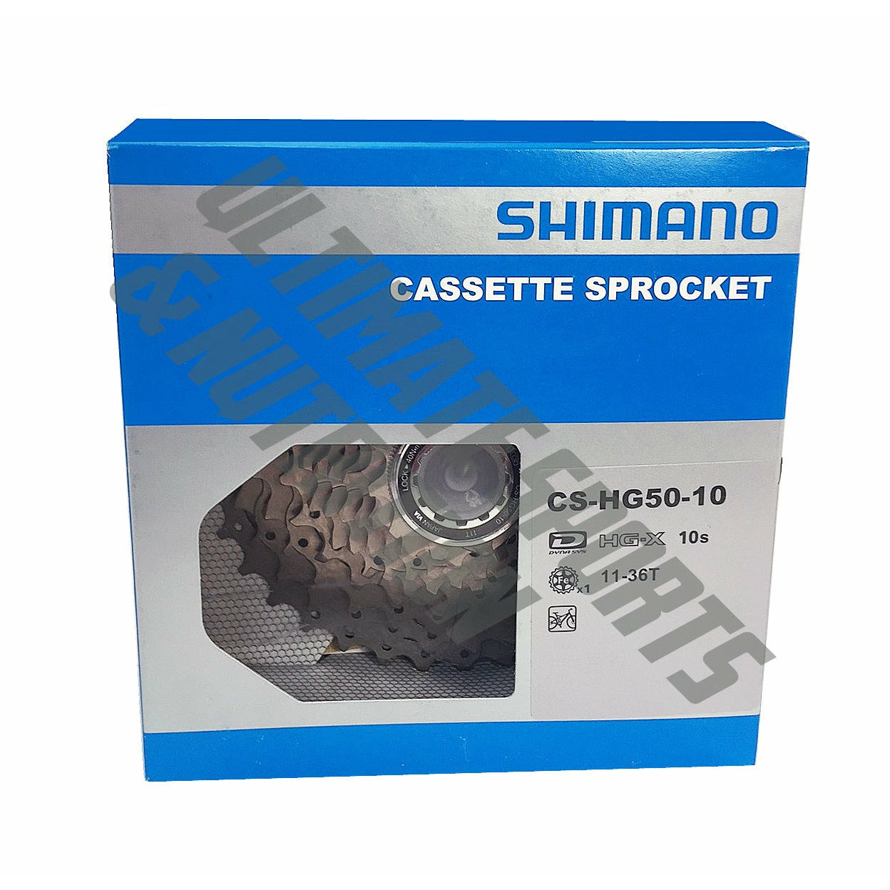 Shimano HG50 11-36 10 Speed Cassette CS-HG50 11-36t CS-HG50-10 Cassettes Silver