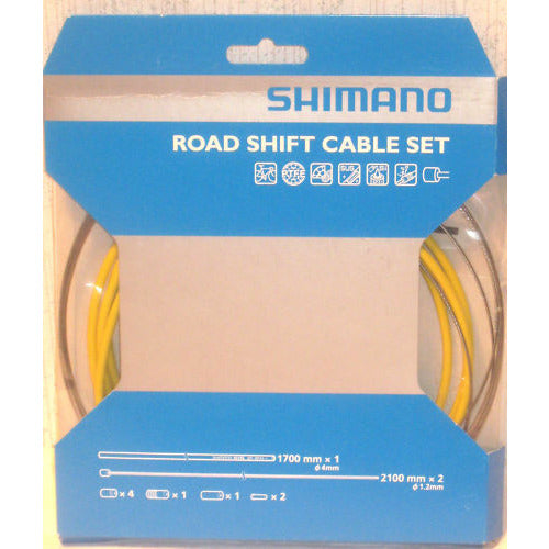 Shimano Road Shift Cable and Housing Set Road Yellow
