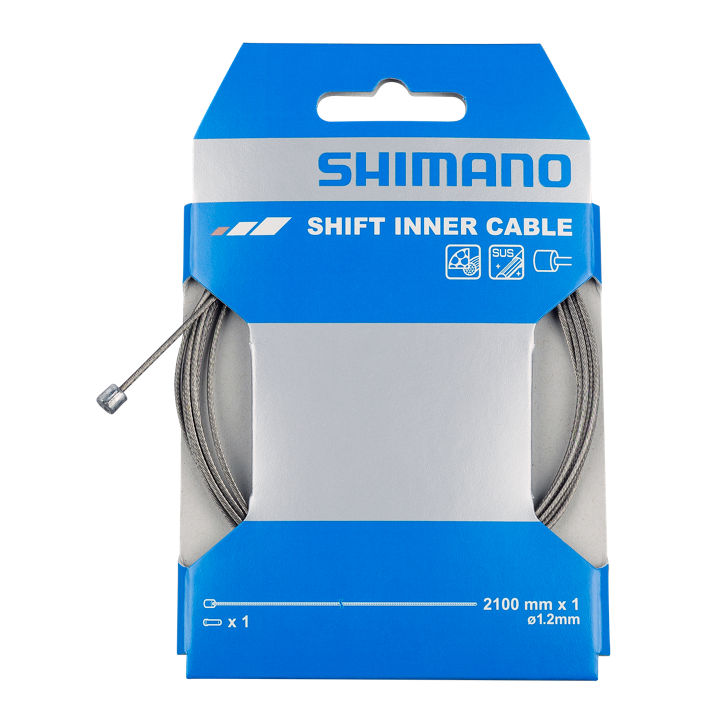 Shimano Stainless Steel Shifter Derailleur Cable 2100mmx1.2mm Shift Y60098911