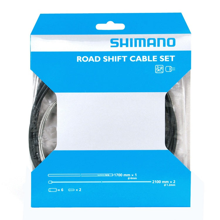 Shimano Road Shift Cable & Housing Set Shifter Derailleur Cables & Casing Black