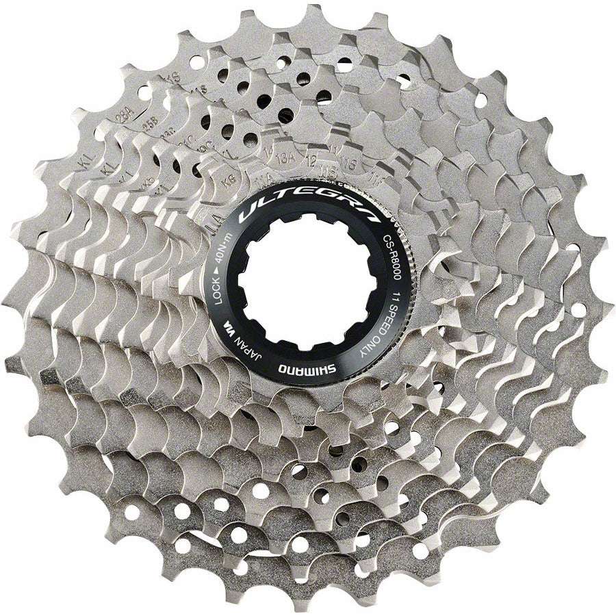 Shimano Ultegra CS-R8000 Cassette 11 Speed 11-25t Silver ICSR800011125