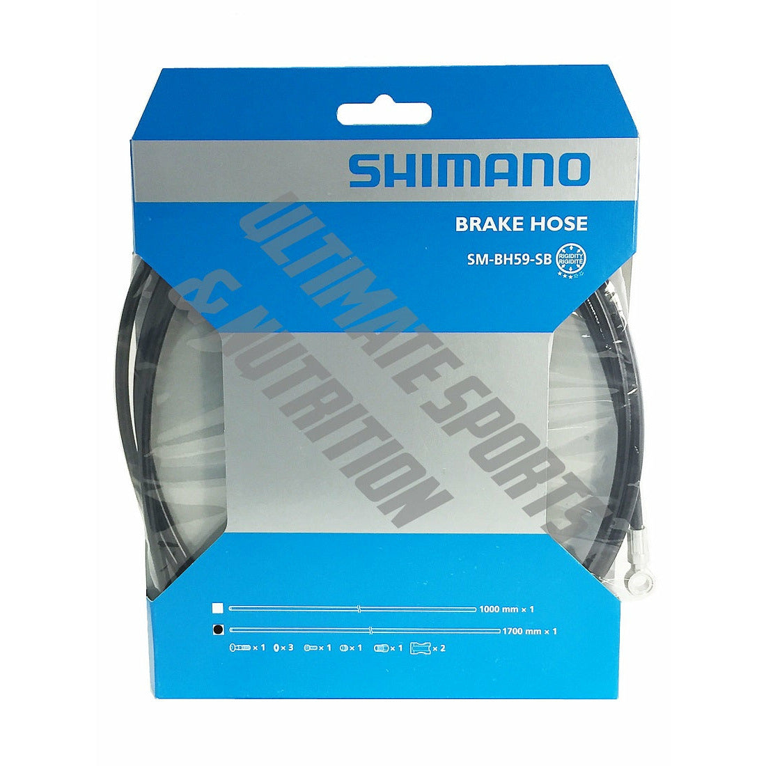 Shimano SM-BH59 Road Disc Brake Tubing SM-BH59-SB 1700mm Hose Kit SMBH59 Black