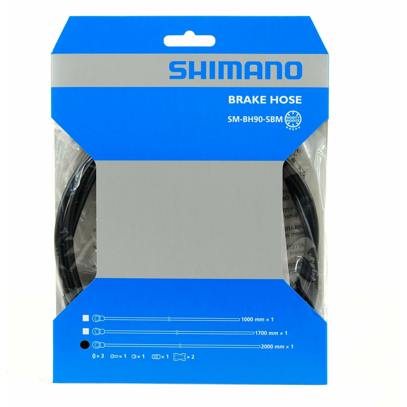 Shimano SM-BH90 XTR XT Deore STX SM-BH90-SBM 2000mm Disc Brake Hose SMBH90 Black