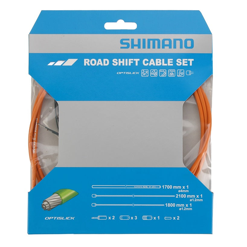 Shimano OptiSlick Road Shift Cable Set Derailleur Cables Housing Y60198020 Oran