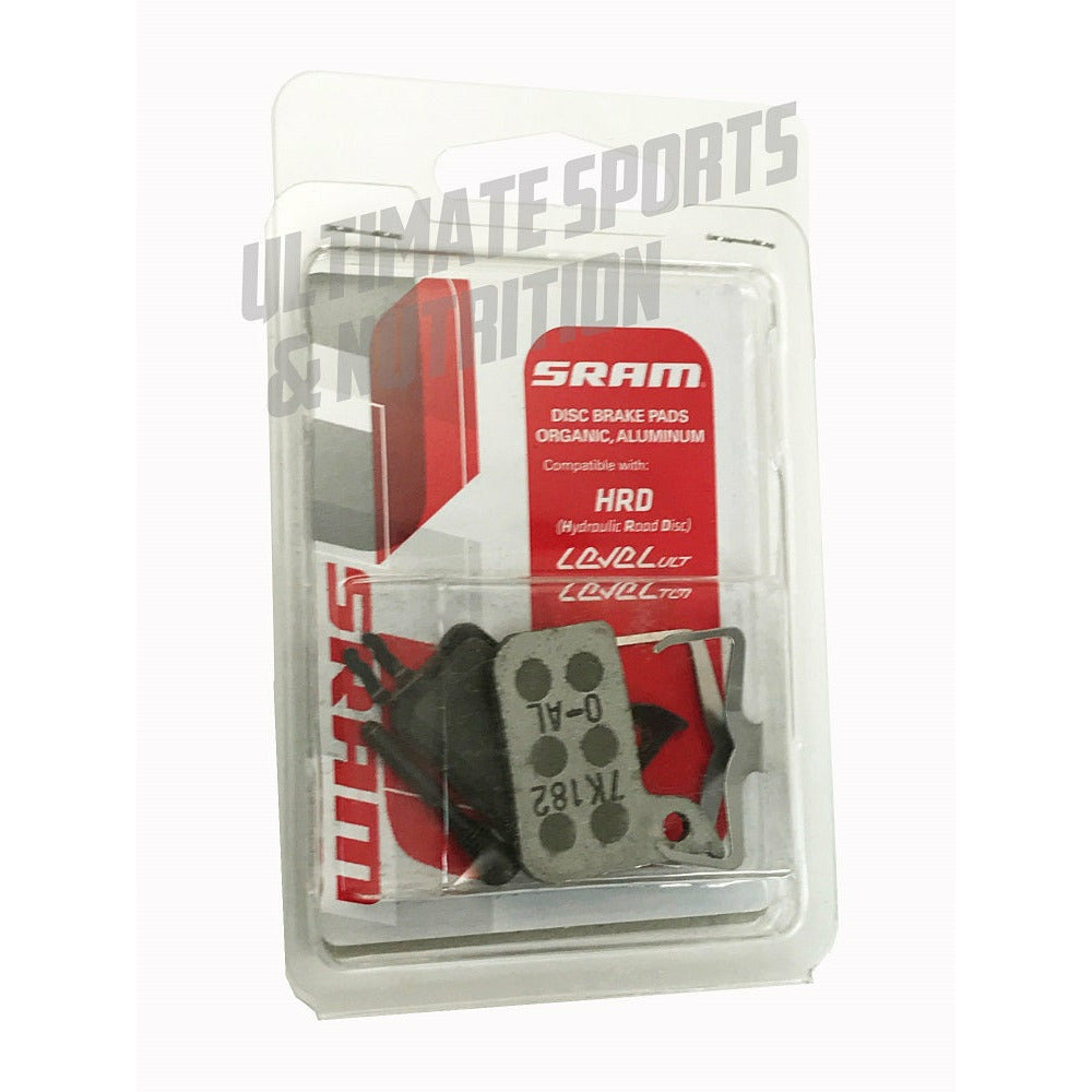 SRAM Disc Brake Pads Organic Aluminum HRD Road Level Ultimate TLM Red Rival CX1