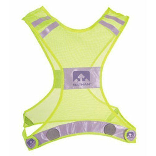Nathan Reflective Streak Safety Cycling Vest Neon Yellow Large X-Large LG/XL