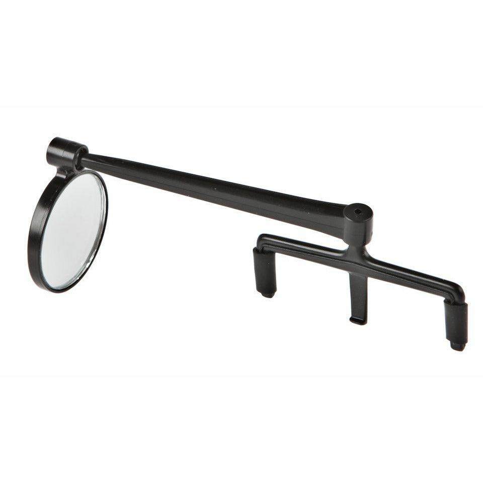 Third 3rd Eye Eyeglass Sunglass Cycling Mirror Right or Left No-Slip Mount Black