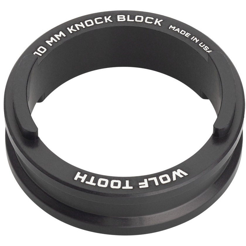 Wolf Tooth Knock Block Headset Spacer 10mm Trek Knock Block Compatible Black