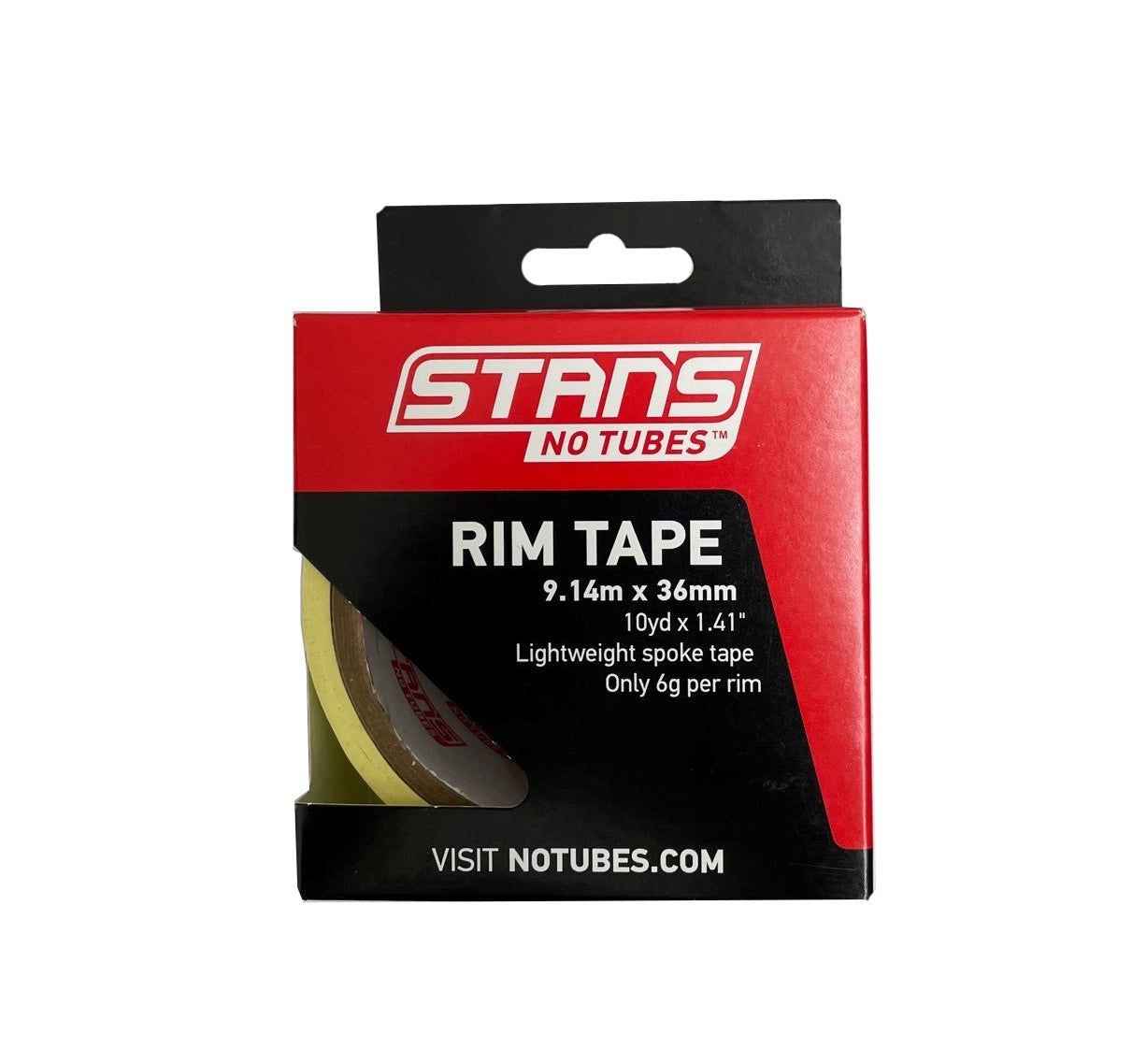 Stan's NoTubes Roll 36mm x 10 yd Tape Stans Yellow 36 mm No Tubes Rim Strip