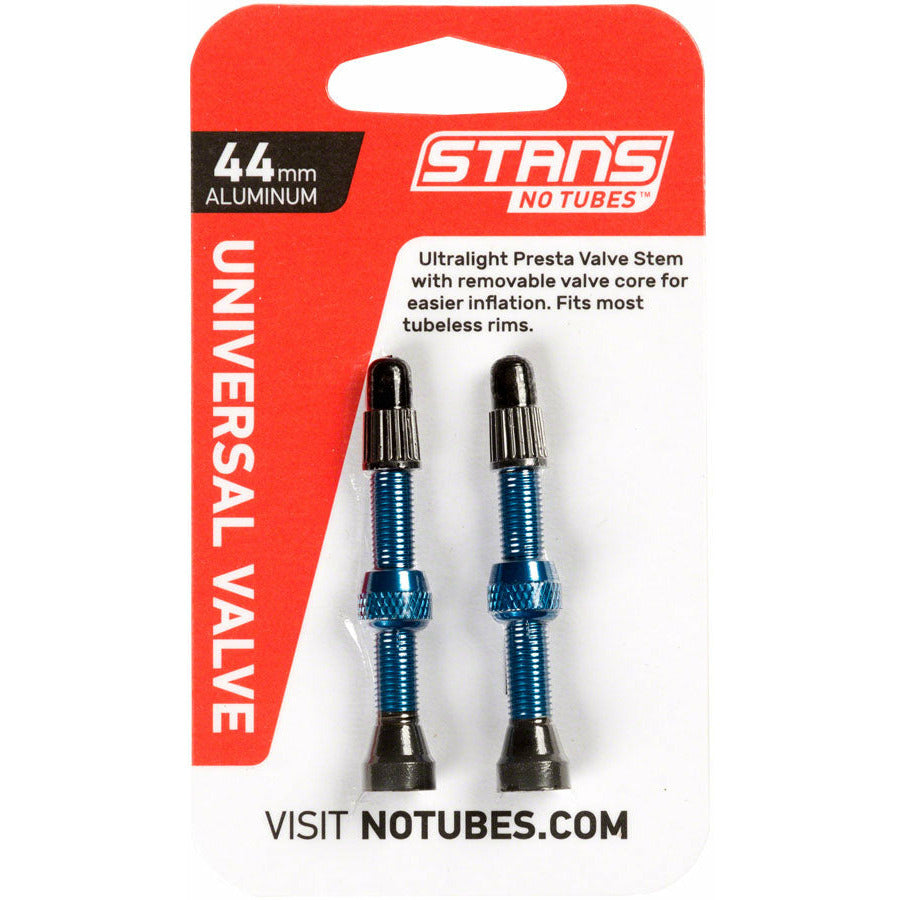 Stan's NoTubes 44mm Tubeless Valves Pair Blue
