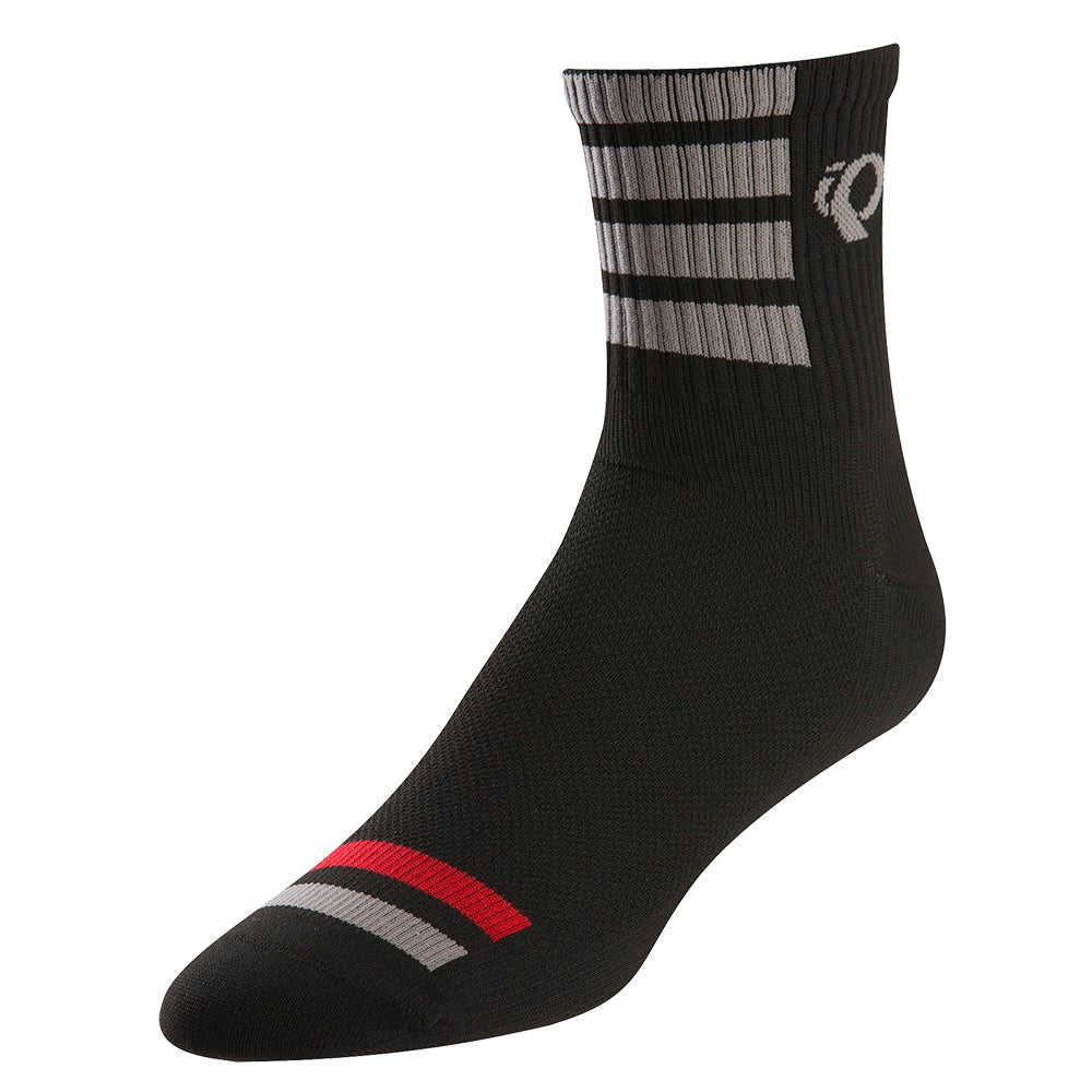 PEARL iZUMI PRO Multisport Socks Cycling Sock Black Stripe Black Medium Med M
