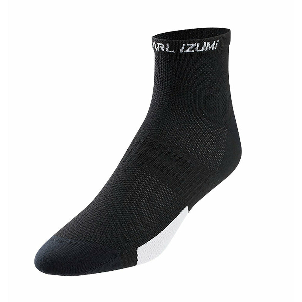 Pearl iZUMi Elite Low Sock 1-pr Cycling Socks Black White