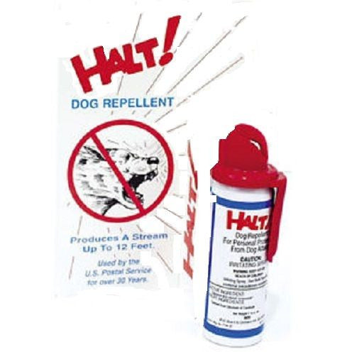 HALT! Personal Protection Irritating Dog Repellent Spray Halt Cyclists Runners