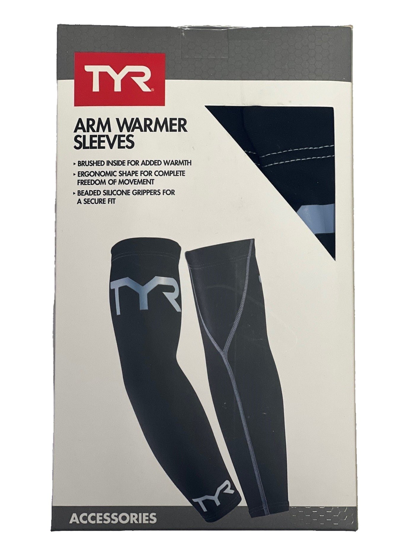 TYR Arm Coolers 1 Pair Black/Gray